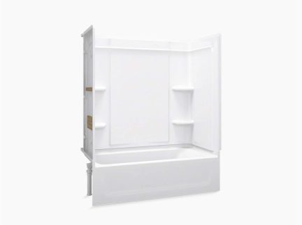 STANDARD ANZZI CHAND 60 IN. FREE STANDING ACRYLIC SOAKING TUB GLOSSY WHITE MODEL #FT-AZ098-59